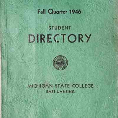 MSC Student Directory Fall 1946