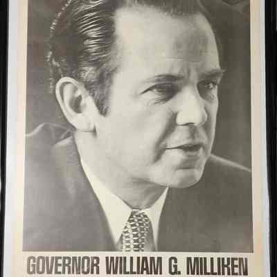 Governor William G. Milliken Poster