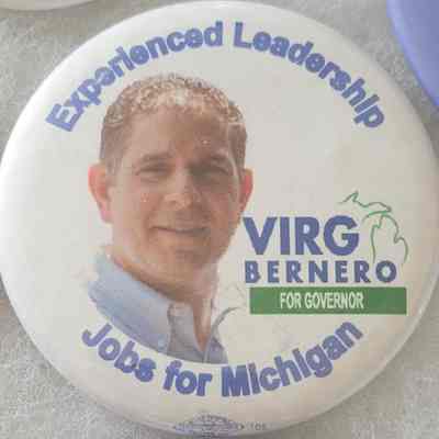 Bernero for Governor Button