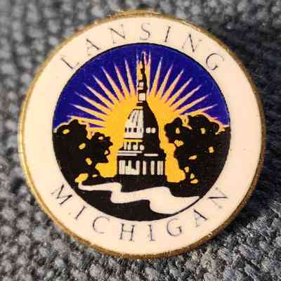 Lansing Michigan City Seal Pin