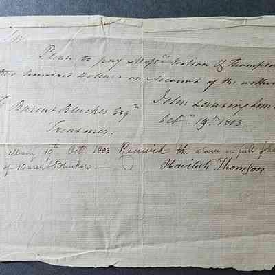 John Lansing Signed Document