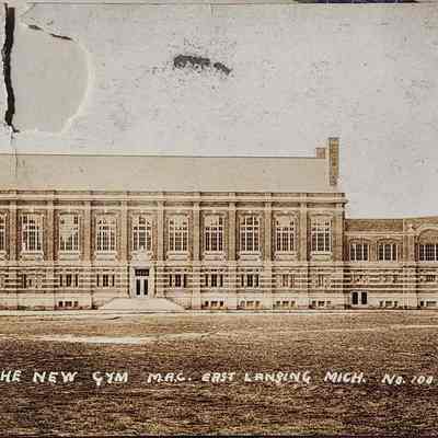New Gym, M.A.C., East Lansing, Mich. RPPC