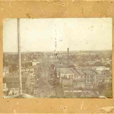 Bird's Eye View of Lansing Card Photo by Collins