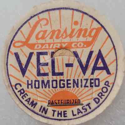 Lansing Dairy Co. Vel-Va Cap