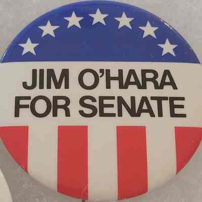 Jim O'Hara for Senate Button