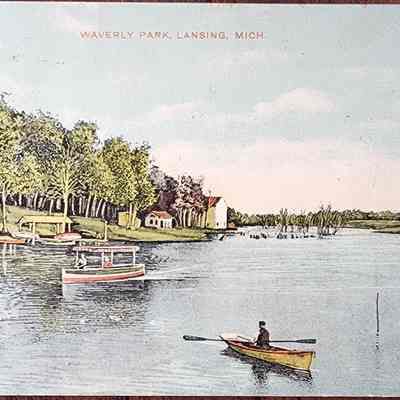 Waverly Park, Lansing, Mich. Postcard