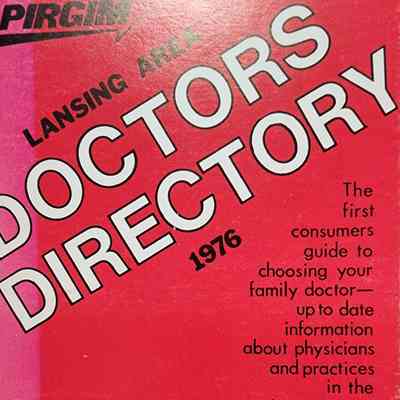 Lansing Area Doctors Directory 1976