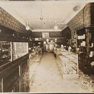 208 South Washington Ave., Lansing RPPC