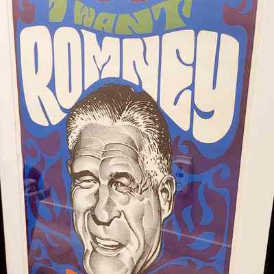 I Want Romney in '68 Poster