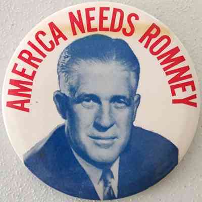 America Needs Romney Button