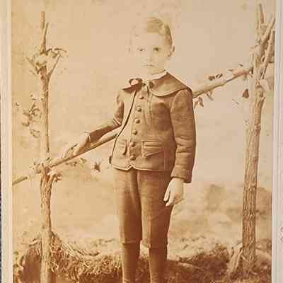 Ernest Heldmeyer Cabinet Card by Christmas