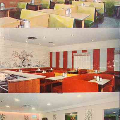 Lights House of Fine Food, Lansing, Michigan, Postcard