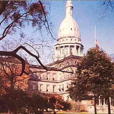 State Capitol, Lansing, Michigan Postcard