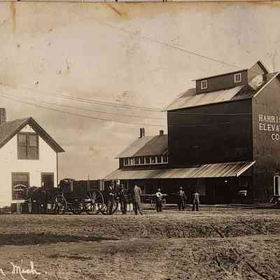 Harrison, Mich., Elevator, RPPC