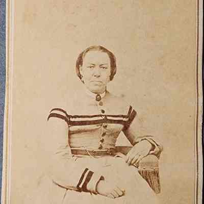 Portrait of a Woman CDV by Hall