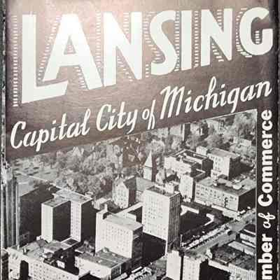 Lansing Capital City of Michigan Chamber of Commerce Pamphlet