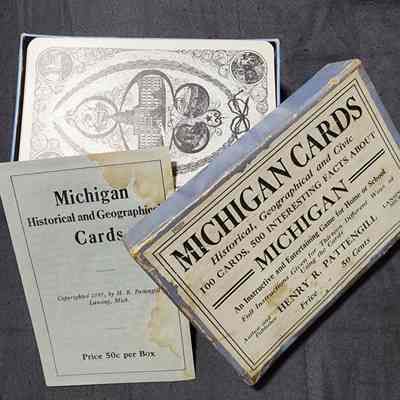 Michigan Cards by Henry R. Pattengill