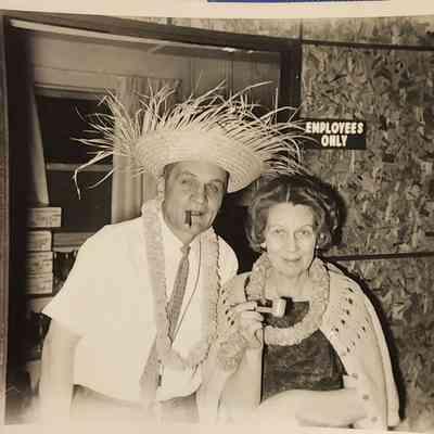 Ed and Ruth Corr at Edru Snapshot Photo