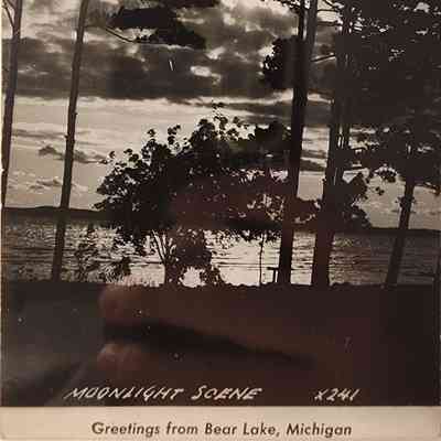 Greetings from Bear Lake, Michigan, RPPC