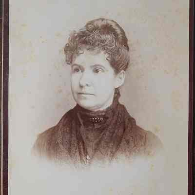 Portrait of a Woman Cabinet Card by Cassey and Whitney