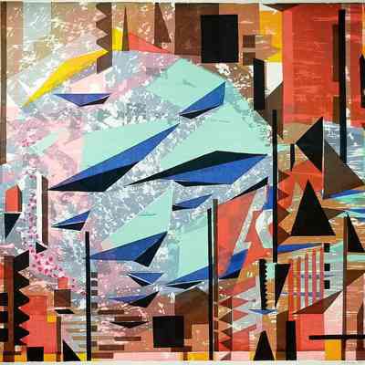 Ancient Origins Serigraph by Alma Goetsch