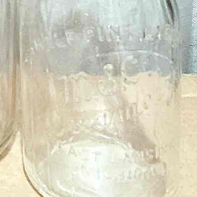 M.S.C. Creamery Embossed Half Pint Bottle