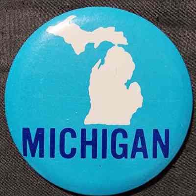Michigan Button
