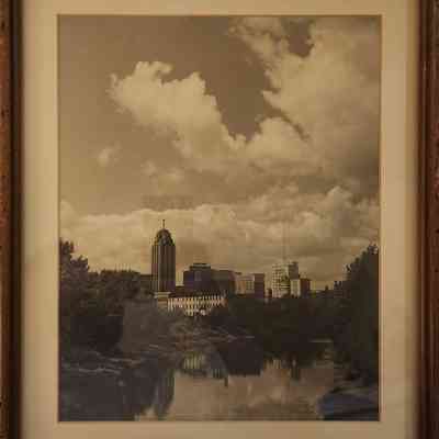 Lansing Skyline, c. 1940s, Photograph