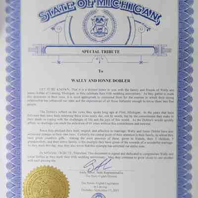 Special Tribute from State Rep. Andy Schor