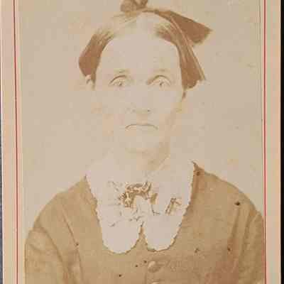Portrait of a Woman CDV by Hall