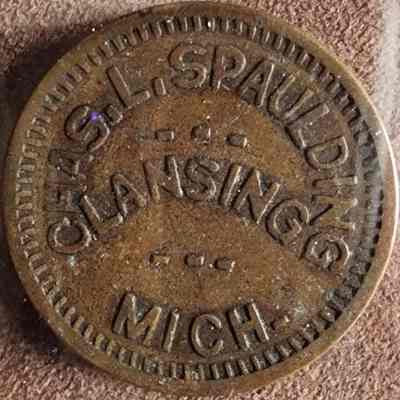 Chas. L. Spaulding 5-Cent Token