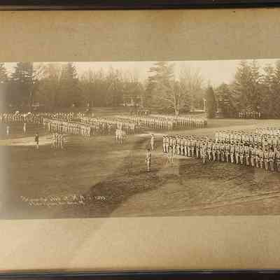 Regimental Drill at MA.C., 1909, Panorama by Lyndon