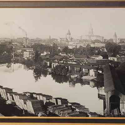 Downtown Lansing Aerial Photograph