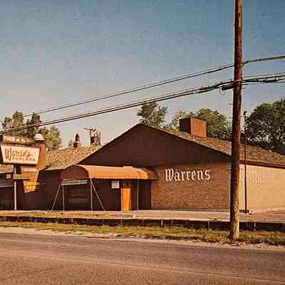 Warren's Poplars, East Lansing, Mich., Postcard