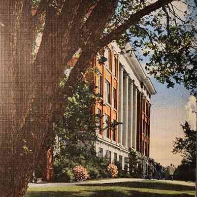 Hall of Agriculture, Michigan State College, East Lansing, Mich., Postcard