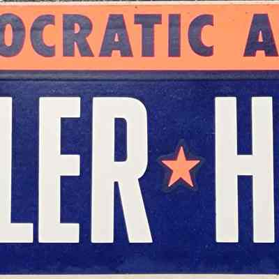 Staebler Hart LBJ Democratic All the Way Bumper Sticker