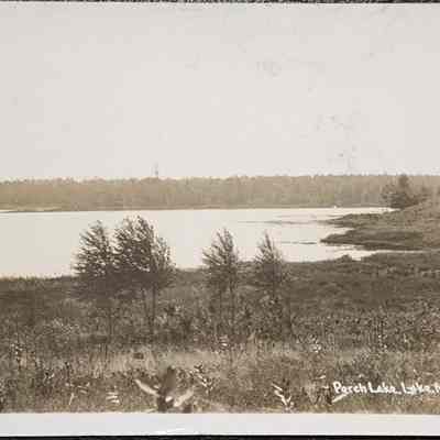 Perch Lake, Lake, Mich. RPPC