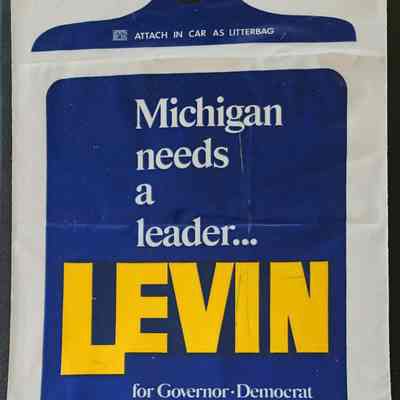 Sander Levin for Governor Litterbag