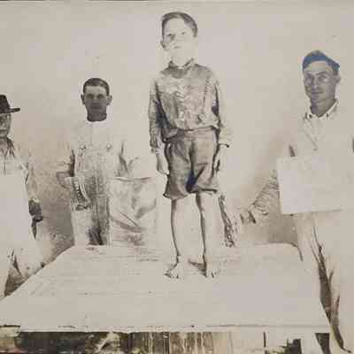 Plaster Operation, Lansing, RPPC by Bovee