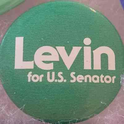 Levin for U.S. Senator Button