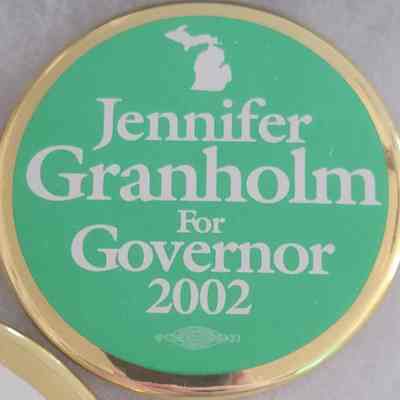 Jennifer Granholm for Governor Button