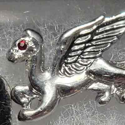 Griffin Silver Pin