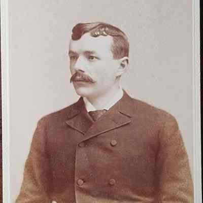 Portrait of a Man Cabinet Card by Cassey & Co.