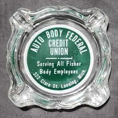 Auto Body Federal Credit Union Ashtray
