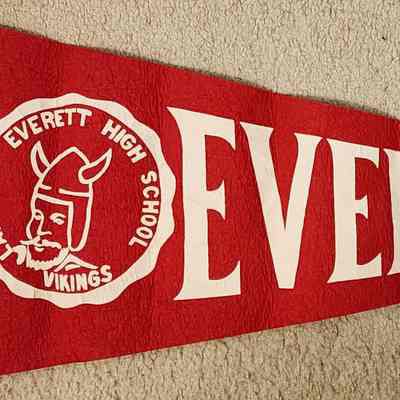 Everett High School Vikings Pennant