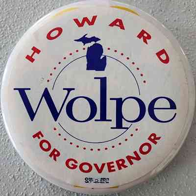 Howard Wolpe for Governor Sticker Button