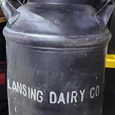 Lansing Dairy Co. Milk Can