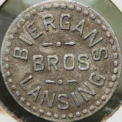Birrgans Bros Lansing 1 Quart Dairy Token
