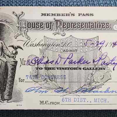 Blackney U.S. Congress Pass