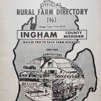 Ingham County Rural Farm Directory, 1967